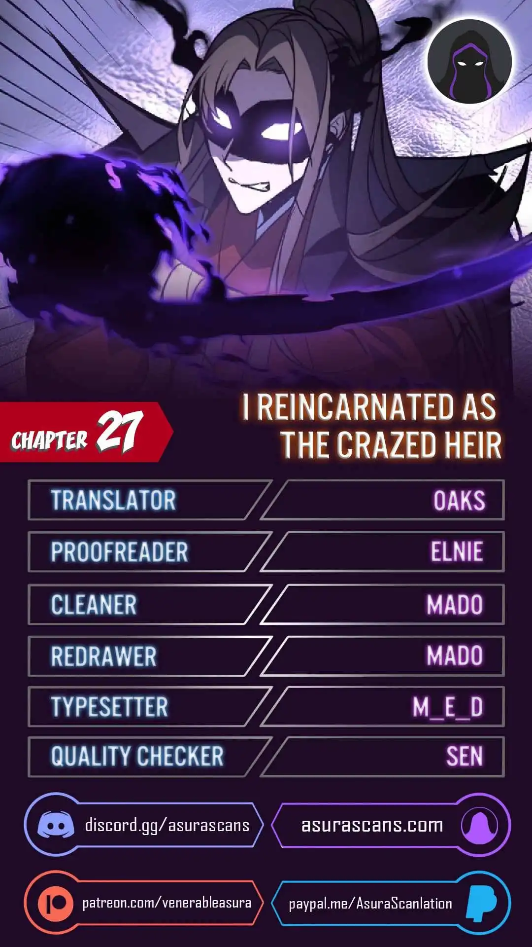 I Reincarnated As The Crazed Heir Chapter 27 1